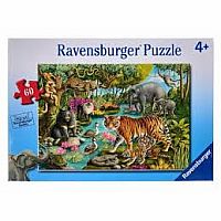 60 pc Animals in India Puzzle