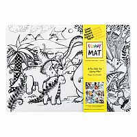 Jurassic Mat for Coloring