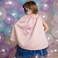 Super Duper Tutu Cape and Mask, Pink/Navy 