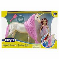 Magical Unicorn Sky and Fantasy Rider, Meadow