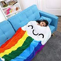 Snuggly Rainbow Blanket