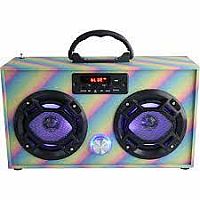 Rainbow Glitter Boombox