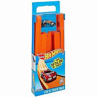 Hot Wheels Straight Track w/car 