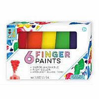 JR 6 Washable Fingerpaints