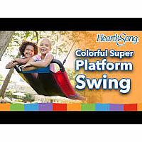Colorful Super Platform Swing 