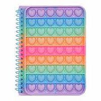 Happy Stripe Popper Journal