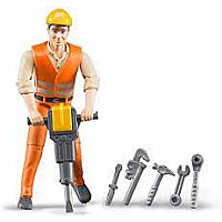  Construction Worker with Accessories 