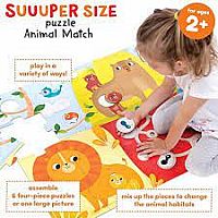 Suuuper Size Animal Match Puzzle