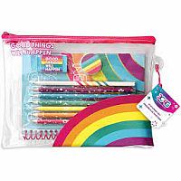 Bright Rainbow  All in One Stationary Set  
