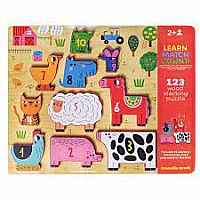 123 Barnyard Puzzle 10 pc