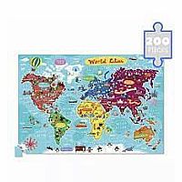 200-pc Puzzle + Poster/World Cities 