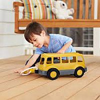 School Bus Wagon Pull Toy