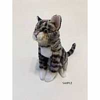 Mini Tabby Cat Finger Puppet