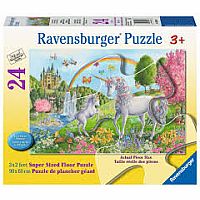 24 pc Prancing Unicorns Puzzle