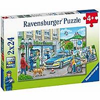 2 x 24 pc Police at Work Puzzles